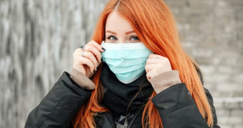 Beneficiario con la mascherina Beneficiario con la mascherina